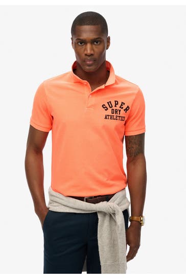 SUPERDRY Polo-Shirt neonorange