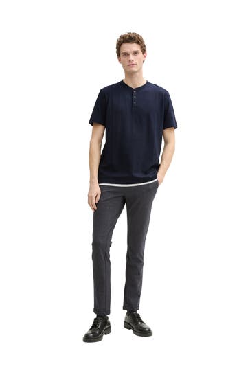 TOM TAILOR T-Shirt nachtblau