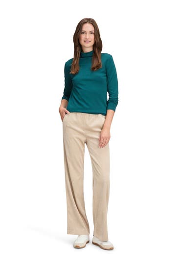BETTY BARCLAY Petrol-coloured long-sleeved top