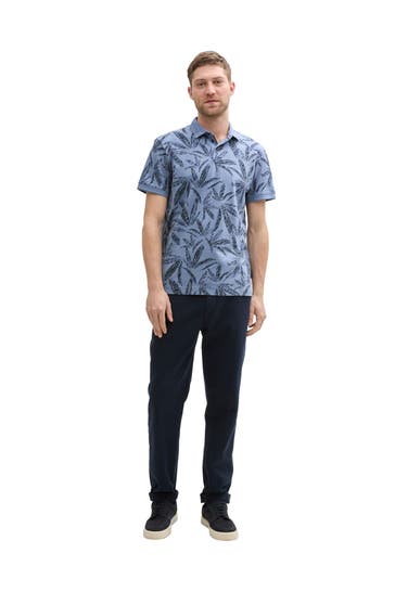 TOM TAILOR Polo-Shirt gemustert