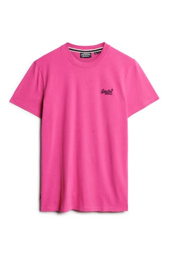 SUPERDRY T-Shirt 'Essential Logo' fuchsia
