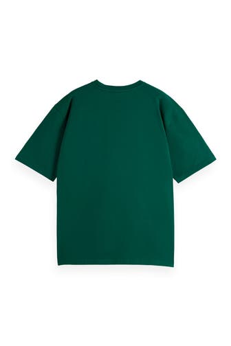 SCOTCH & SODA T-Shirt smaragdgrün oversize