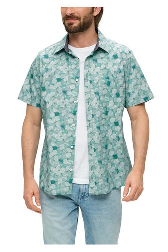 S.OLIVER Kurzarmhemd Slim Fit