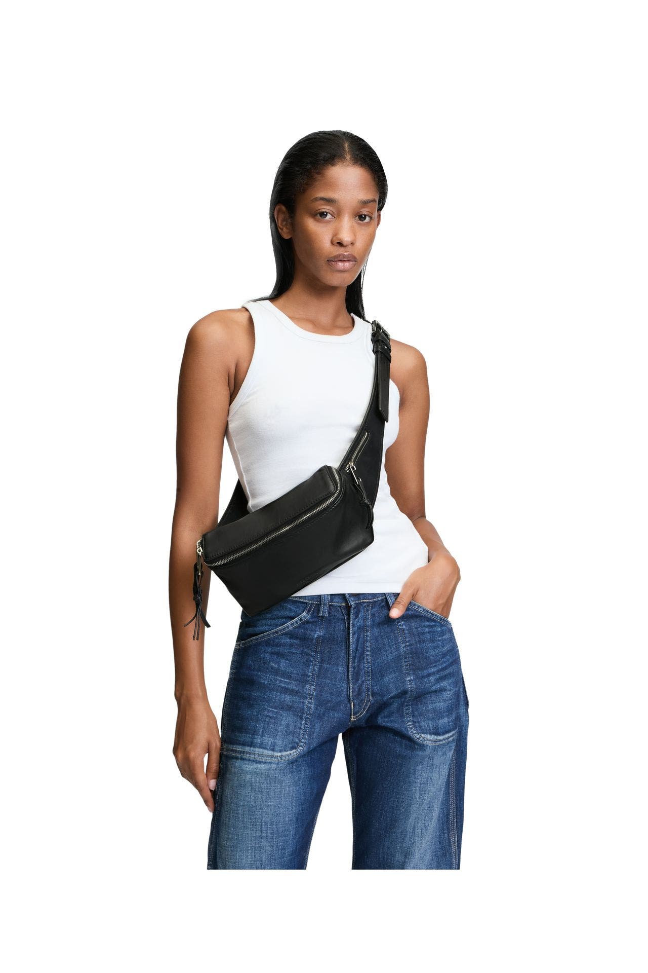 LIEBESKIND BERLIN Bauchtasche schwarz, Bild 1