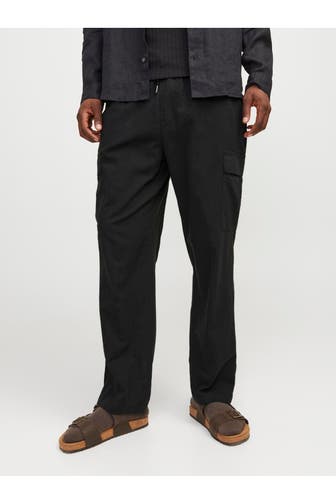JACK & JONES Cargohose schwarz