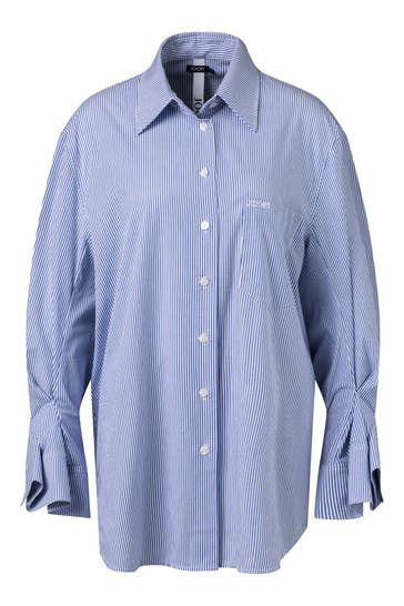 JOOP! Casual-Bluse Benice blau/weiß