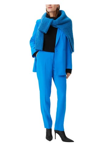 COMMA, Stoffhose blau