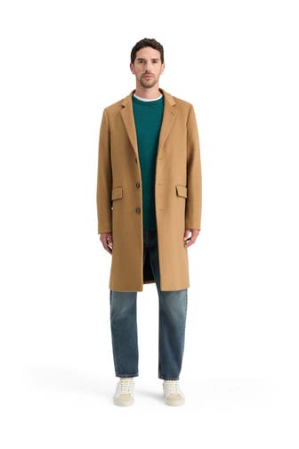 SCOTCH & SODA Wollmixmantel hellbraun