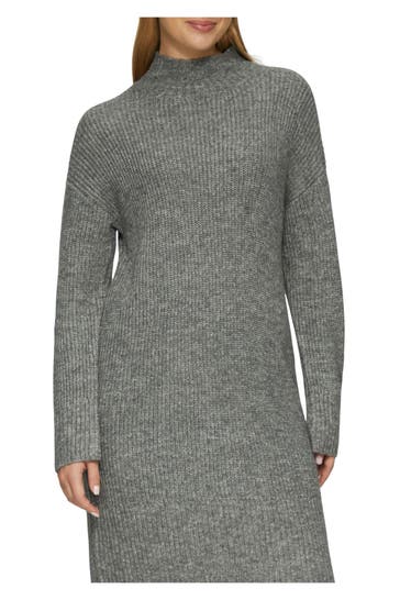 S.OLIVER Strickkleid grau