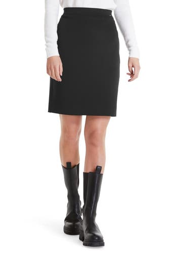 MARC CAIN Jerseyrock schwarz