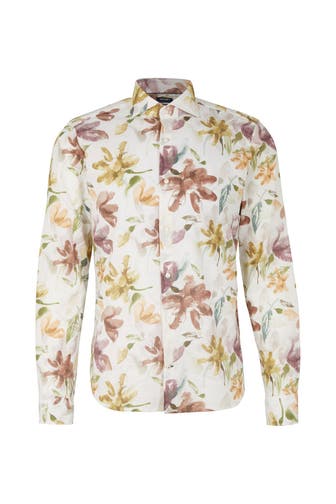JOOP! Hemd Pai offwhite/ocker/hellbraun Slim Fit