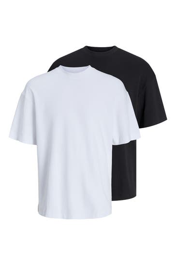 JACK & JONES 2er-Pack T-Shirt mehrfarbig