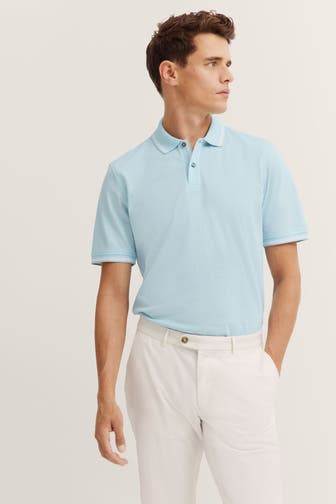 BUGATTI Polo-Shirt hellblau