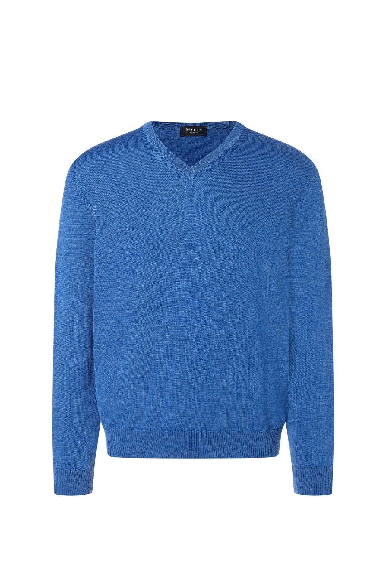 MAERZ MUENCHEN Wollpullover blau, Bild 1