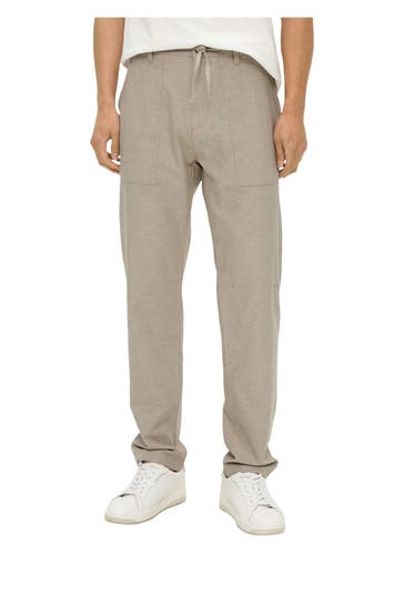 S.OLIVER Stoffhose 'Detroit' beige