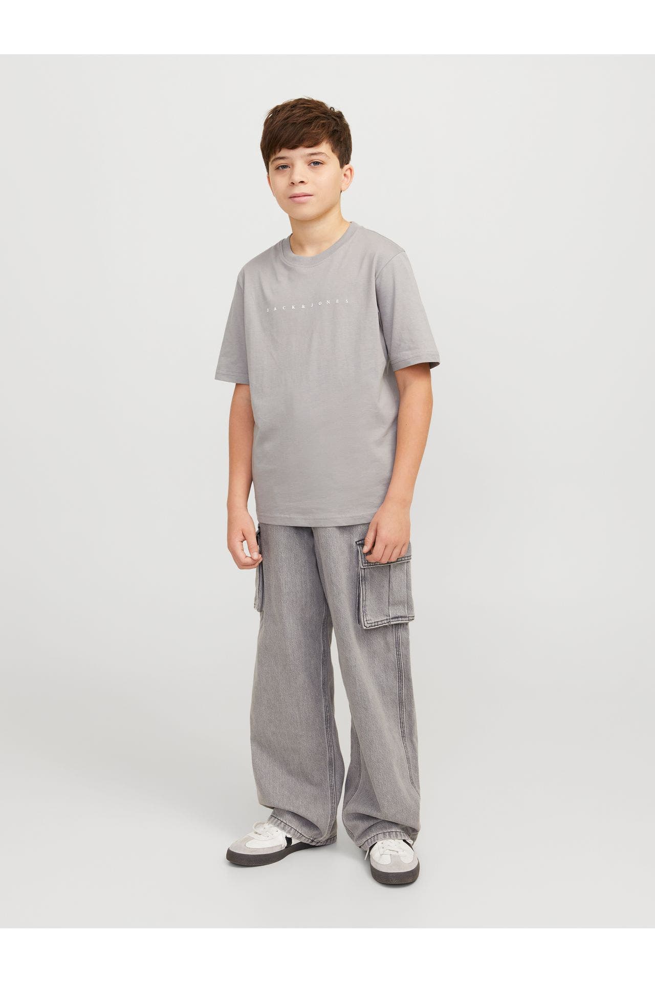JACK & JONES T-Shirt 'JJestar' hellgrau, Bild 1