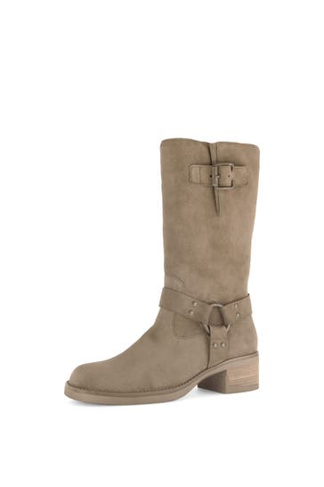 GABOR Biker-Boots 'Dreamvelour' hellbraun