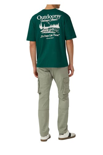 S.OLIVER T-Shirt smaragdgrün