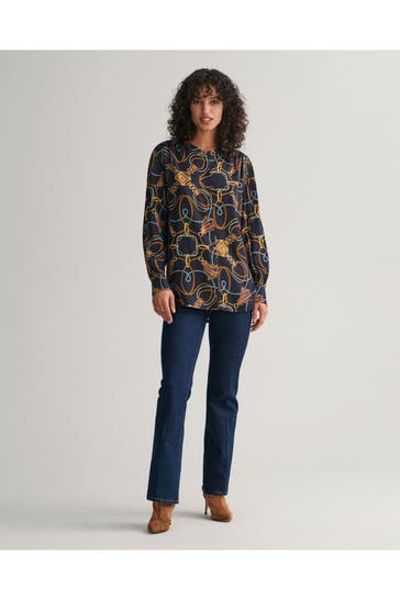 GANT Casual-Bluse gemustert