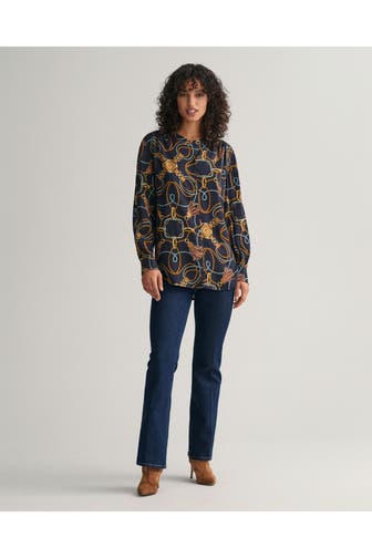 GANT Casual-Bluse gemustert