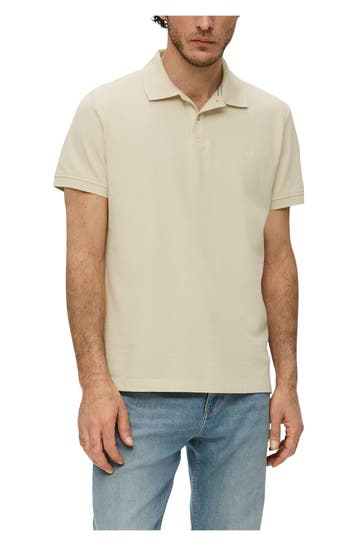 S.OLIVER Polo-Shirt beige