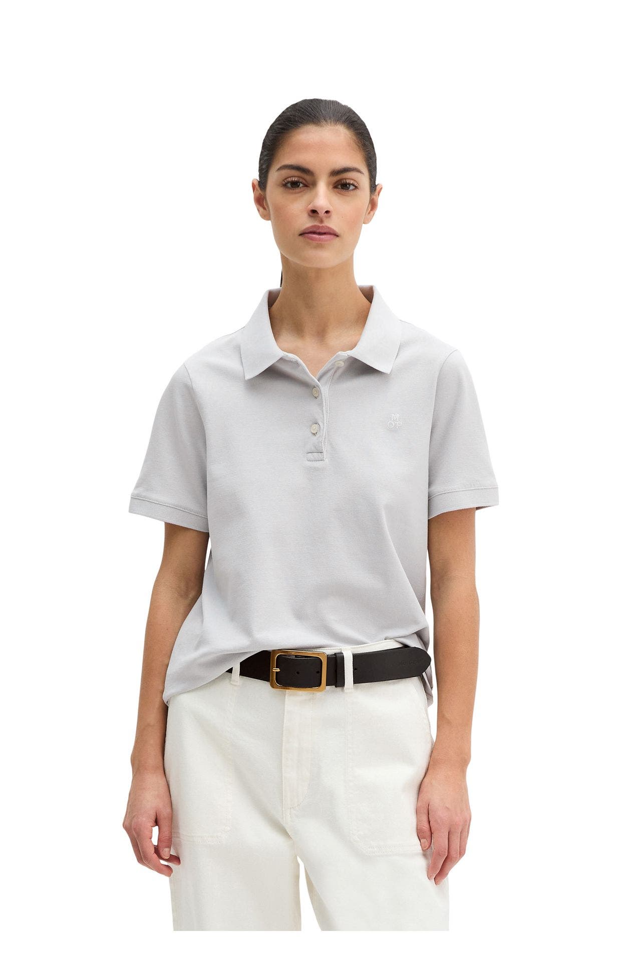 MARC O'POLO Polo-Shirt hellgrau, Bild 1