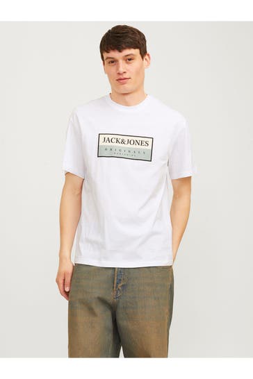 JACK & JONES T-Shirt weiß
