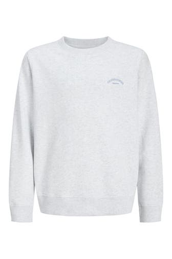 JACK & JONES Sweatshirt hellgrau