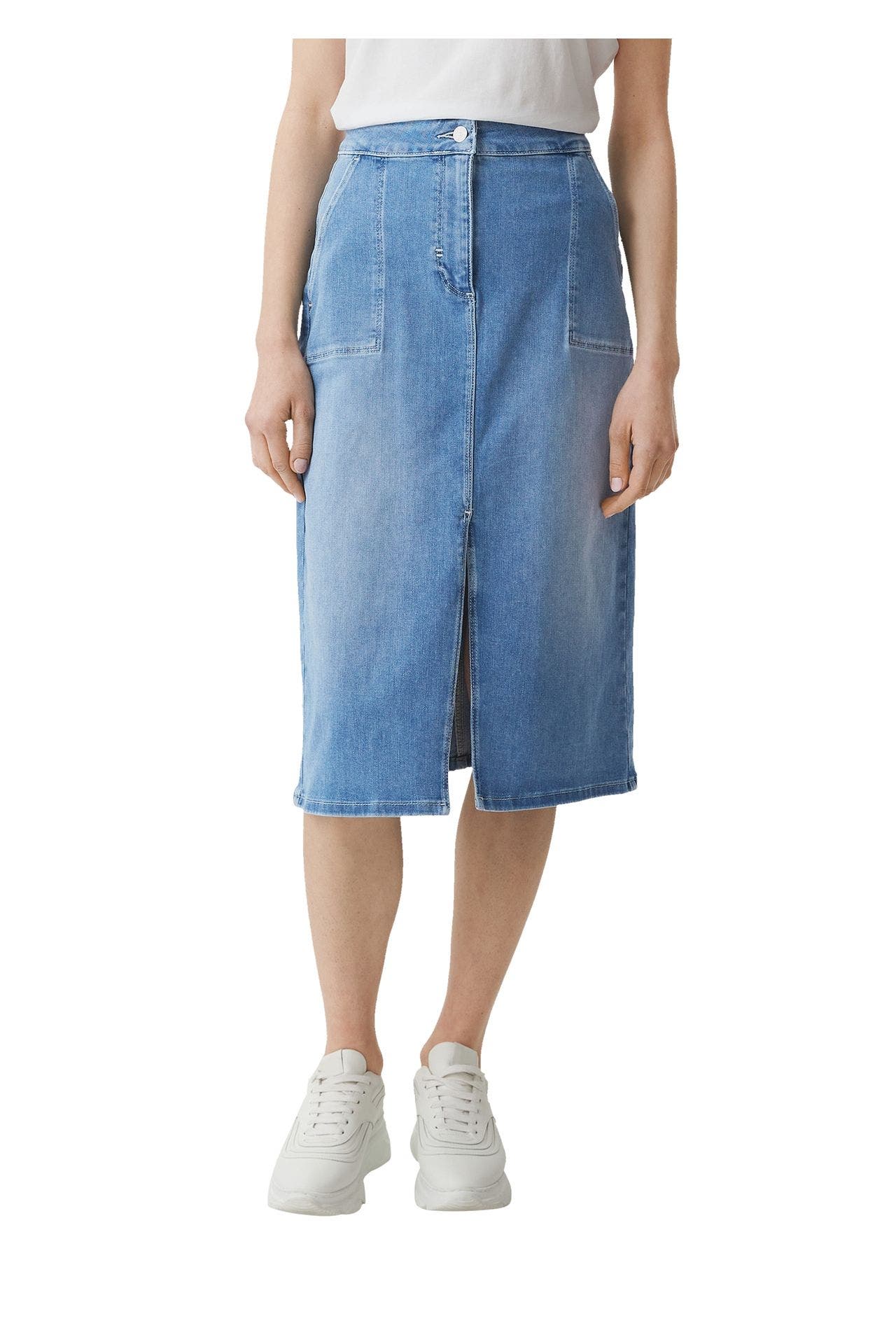 COMMA, Jeansrock dunkelblau, Bild 1