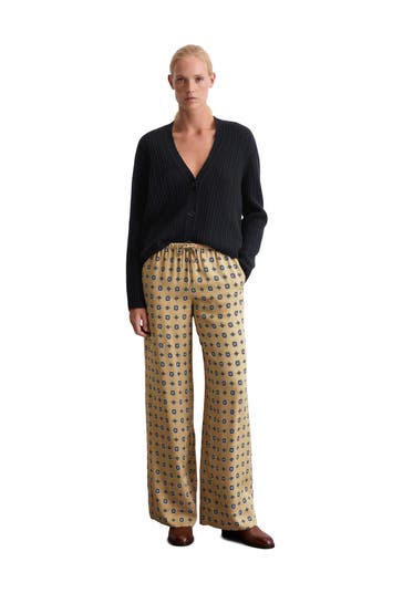 MARC O'POLO Stoffhose gemustert