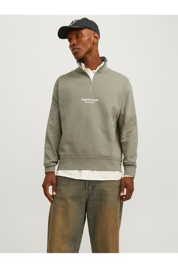 JACK & JONES - Sweat-Troyer schilfgrün