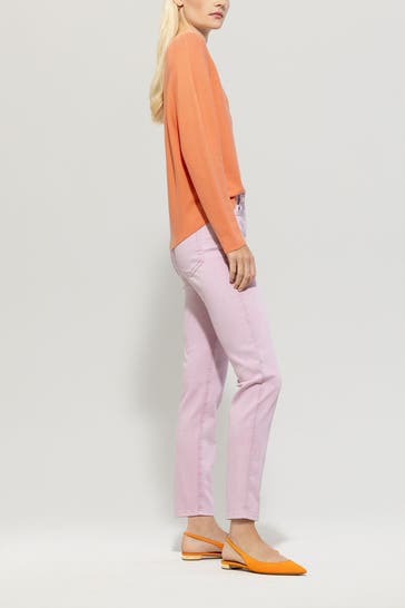 LUISA CERANO Jeans flieder slim