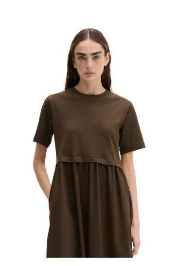 MARC O'POLO Jerseykleid braun