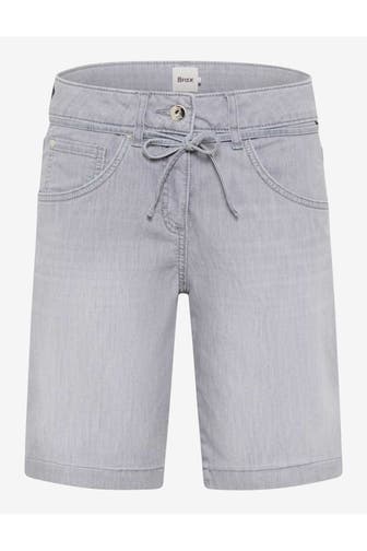 BRAX Jeansshorts 'Maine' hellgrau
