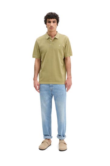 MARC O'POLO Polo-Shirt gelbgrün