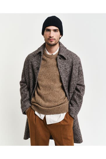 GANT Wollmixpullover braun