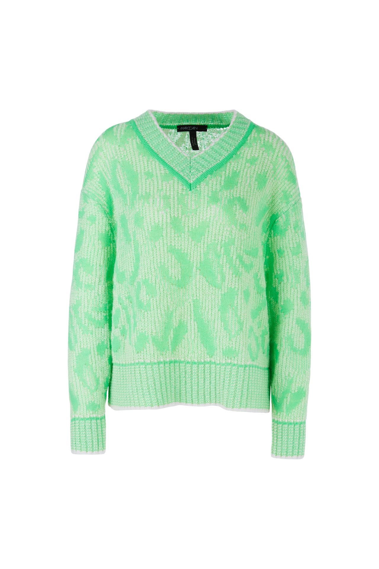 MARC CAIN Wollmix-Pullover animal, Bild 1