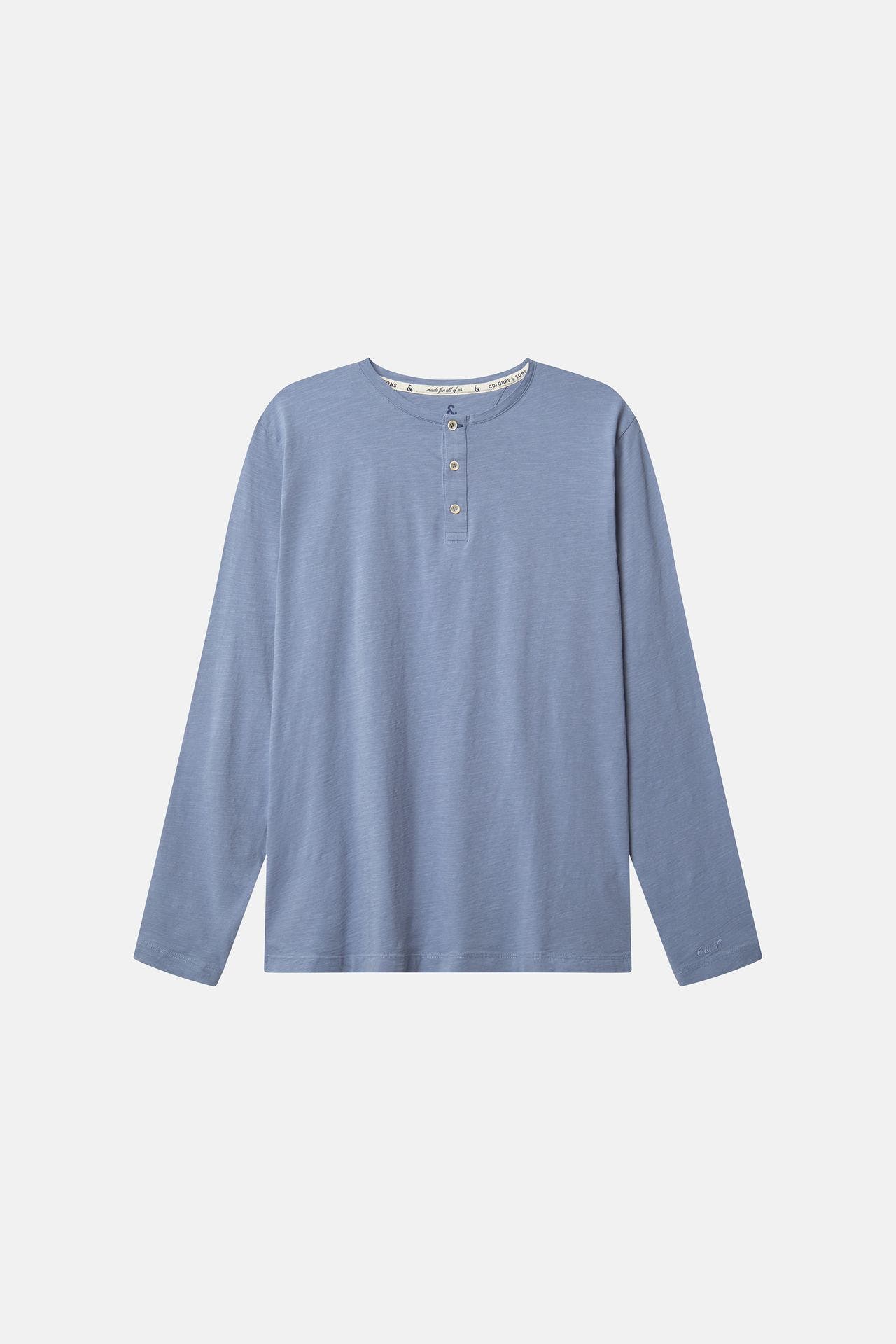 COLOURS & SONS Longsleeve taubenblau, Bild 1
