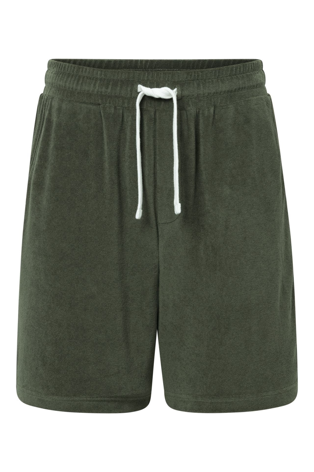 STRELLSON Frottee-Shorts 'Joseph' dunkelgrün, Bild 1