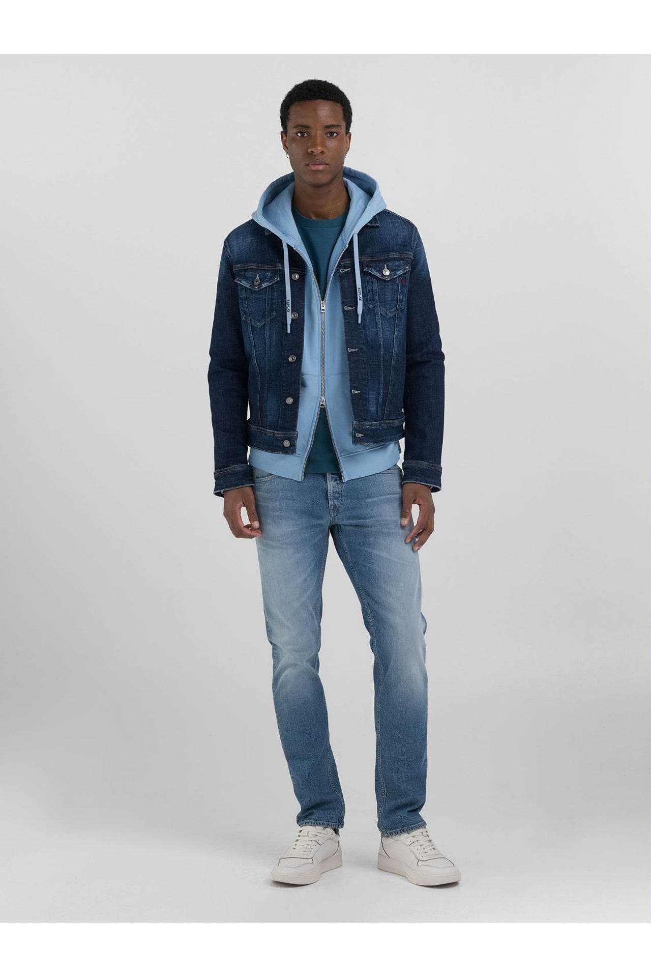 REPLAY Jeansjacke dunkelblau, Bild 1