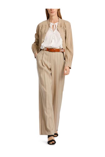 MARC CAIN Stoffhose gestreift