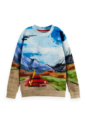 SCOTCH & SODA Sweatshirt gemustert