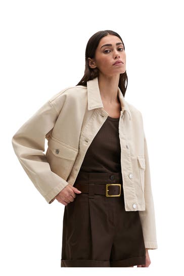 MARC O'POLO Jeansjacke beige