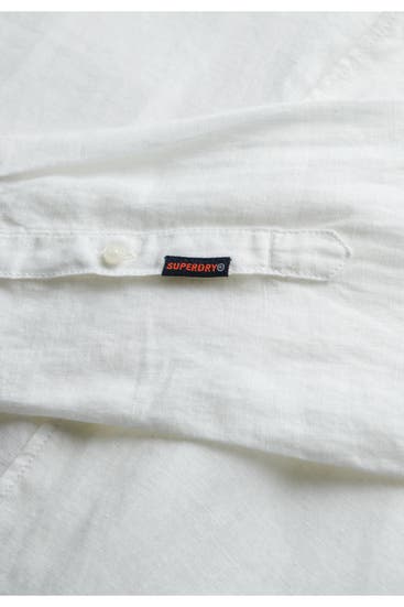 SUPERDRY - Leinen-Hemd 'Vacation' Slim Fit