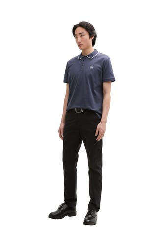 TOM TAILOR Polo-Shirt rauchblau