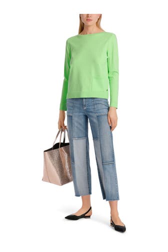 MARC CAIN Pullover neongrün