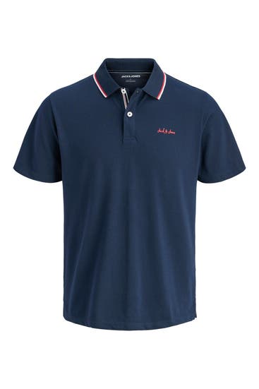 JACK & JONES - Polo-Shirt 'Blaze' navy