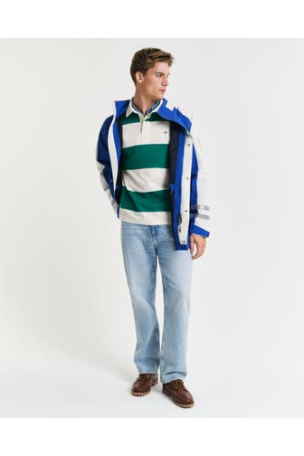 GANT Langarm-Polo gestreift