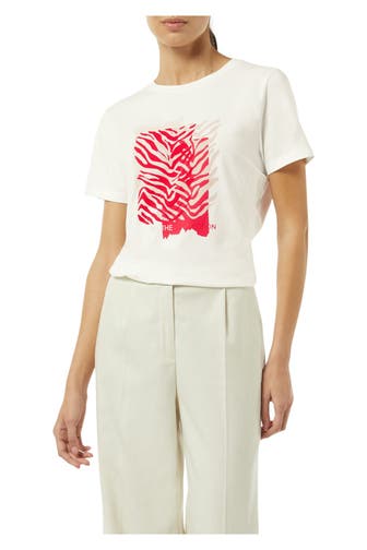 COMMA, T-Shirt gemustert