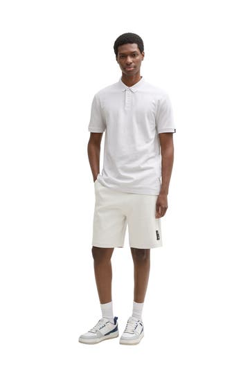 TOM TAILOR Sweatshorts hellgrau